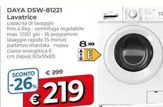 Famila Daya dsw-81221 lavatrice offerta