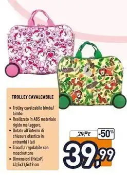 Unieuro Joia home trolley cavalcabile offerta