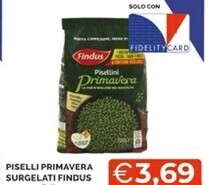 Mercatò Findus piselli primavera surgelati offerta
