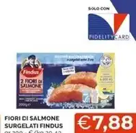 Mercatò Findus fiori di salmone surgelati offerta