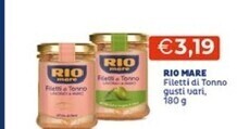 Mercatò Rio mare filetti di tonno offerta