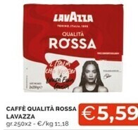 Mercatò Lavazza caffè qualità rossa offerta