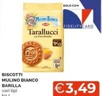 Mercatò Barilla biscotti mulino bianco offerta