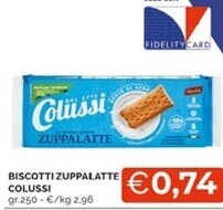 Mercatò Colussi biscotti zuppalatte offerta