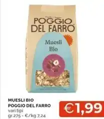 Poggio del farro muesli bio