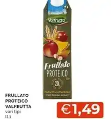 Mercatò Valfrutta frullato proteico offerta