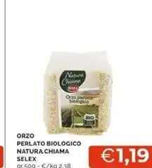 Mercatò Selex orzo perlato biologico natura chiama offerta