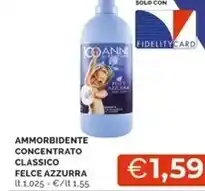 Mercatò Felce azzurra ammorbidente concentrato classico offerta