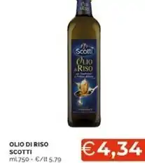 Mercatò Scotti olio di riso offerta