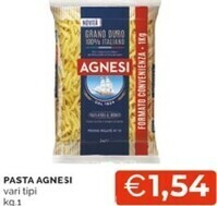 Mercatò Agnesi pasta offerta