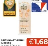 Mercatò Il roero grissini artigianali offerta