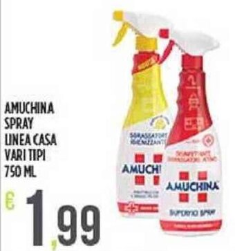 AMUCHINA SPRAY LINEA CASA VARI TIPI 750 ML
