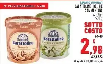 Conad Sammontana barattolino delizie offerta