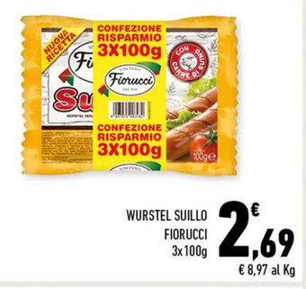 Conad WURSTEL SUILLO FIORUCCI 3x100g offerta