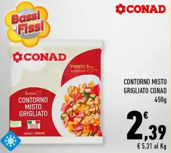 Conad CONTORNO MISTO GRIGLIATO CONAD 450g offerta