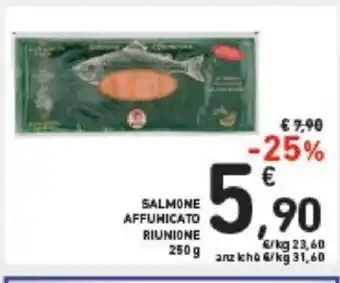 Conad SALMONE AFFUMICATO RIUNIONE 250g offerta