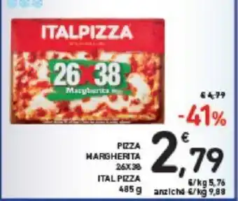 Conad PIZZA HARGHERITA 26x38 ITAL PIZZA 485g offerta