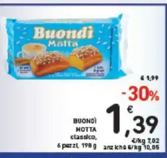 Conad BUONDÌ HOTTA classico, 6 pezzi, 198g offerta