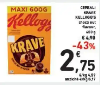Conad CEREALI KRAVE KELLOGG'S 600g offerta