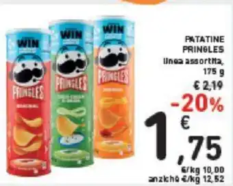 Conad PATATINE PRINGLES Unea assortita, 175g offerta