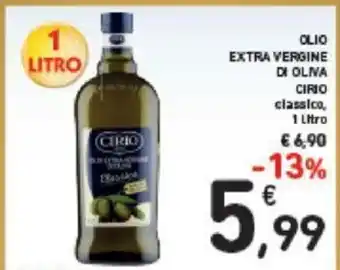 Conad OLIO EXTRAVERGINE DI OLIVA CIRIO classico, 1 Litro offerta