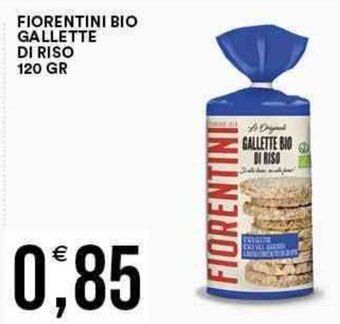 FIORENTINI BIO GALLETTE DI RISO 120 GR