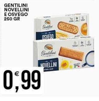 Premium Cash&Carry GENTILINI NOVELLINI E OSVEGO 250 GR offerta