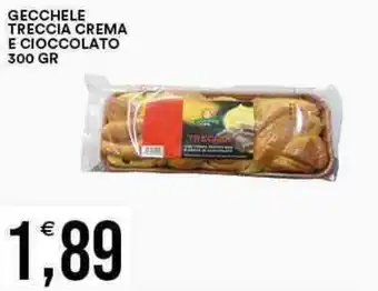 GECCHELE TRECCIA CREMA E CIOCCOLATO 300 GR