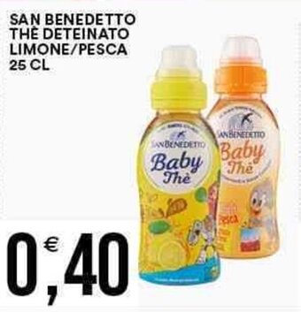 SAN BENEDETTO THE DETEINATO LIMONE/PESCA 25 CL
