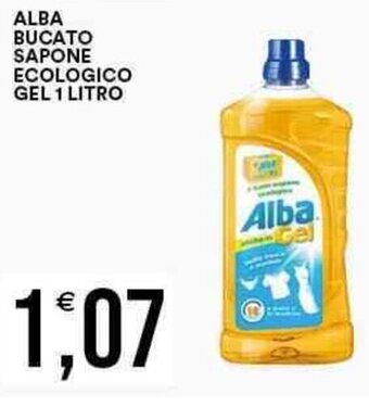 ALBA BUCATO SAPONE ECOLOGICO GEL 1 LITRO