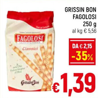 GRISSIN BON FAGOLOSI 250 g