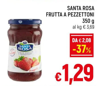 A&O SANTA ROSA FRUTTA A PEZZETTONI 350 g offerta