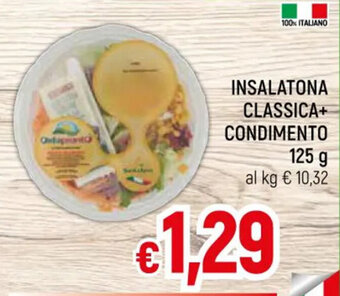 A&O INSALATONA CLASSICA+ CONDIMENTO 125 g offerta