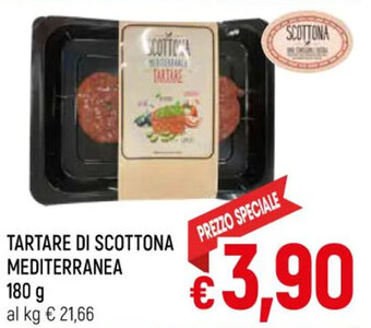 A&O TARTARE DI SCOTTONA MEDITERRANEA 180 g offerta