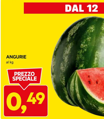 DPiù ANGURIE al kg offerta