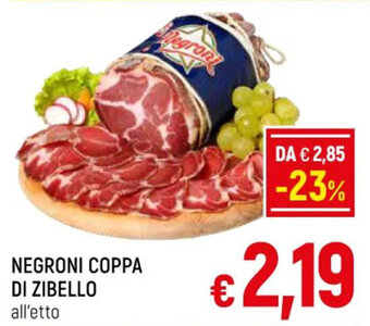 A&O NEGRONI COPPA DI ZIBELLO offerta