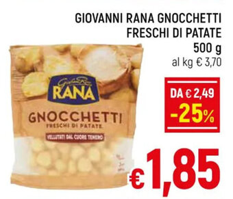 A&O GIOVANNI RANA GNOCCHETTI FRESCHI DI PATATE 500 g offerta