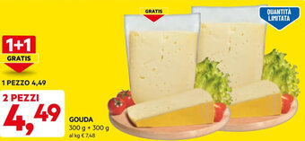 DPiù GOUDA 300 g + 300 g offerta