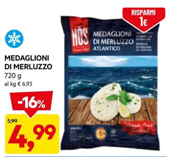 MEDAGLIONI DI MERLUZZO 720 g