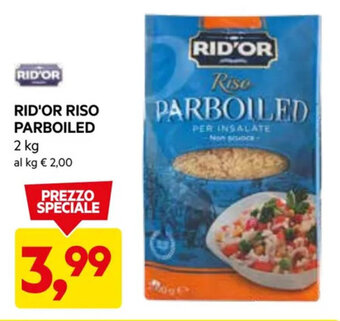 DPiù RID'OR RISO PARBOILED 2 kg offerta