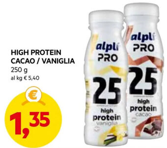 DPiù HIGH PROTEIN CACAO / VANIGLIA 250 g offerta