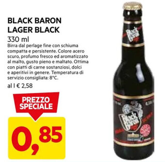 BLACK BARON LAGER BLACK 330 ml