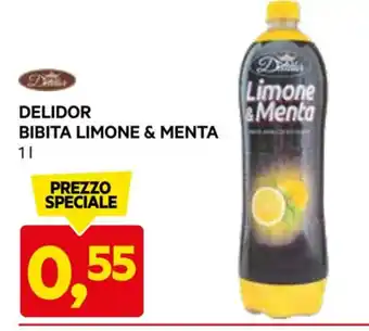 DPiù DELIDOR BIBITA LIMONE & MENTA 1 l offerta