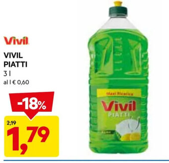 DPiù VIVIL PIATTI 3 l offerta
