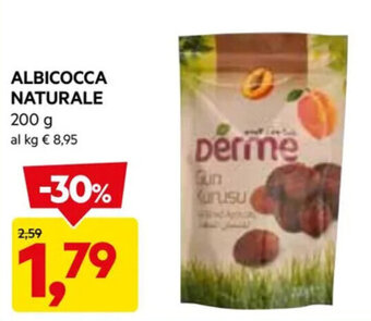 DPiù ALBICOCCA NATURALE 200 g offerta