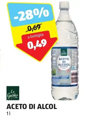 ALDI ACETO DI ALCOL 1 l offerta