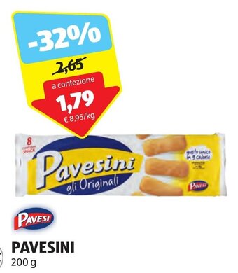 ALDI PAVESI PAVESINI 200 g offerta