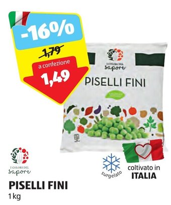 ALDI I COLORI DEL sapore PISELLI FINI 1 kg offerta