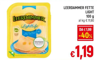 A&O LEERDAMMER FETTE LIGHT 100 g offerta