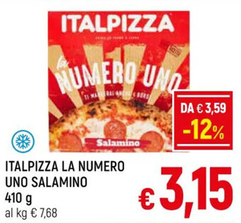 A&O ITALPIZZA LA NUMERO UNO SALAMINO 410 g offerta